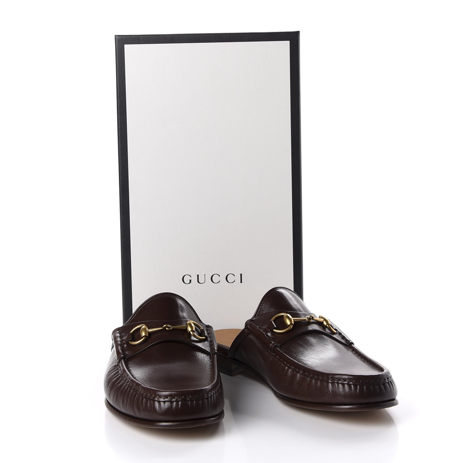 Gucci Goatskin Mens Horsebit Slippers 12 Light Brown 10 of 10