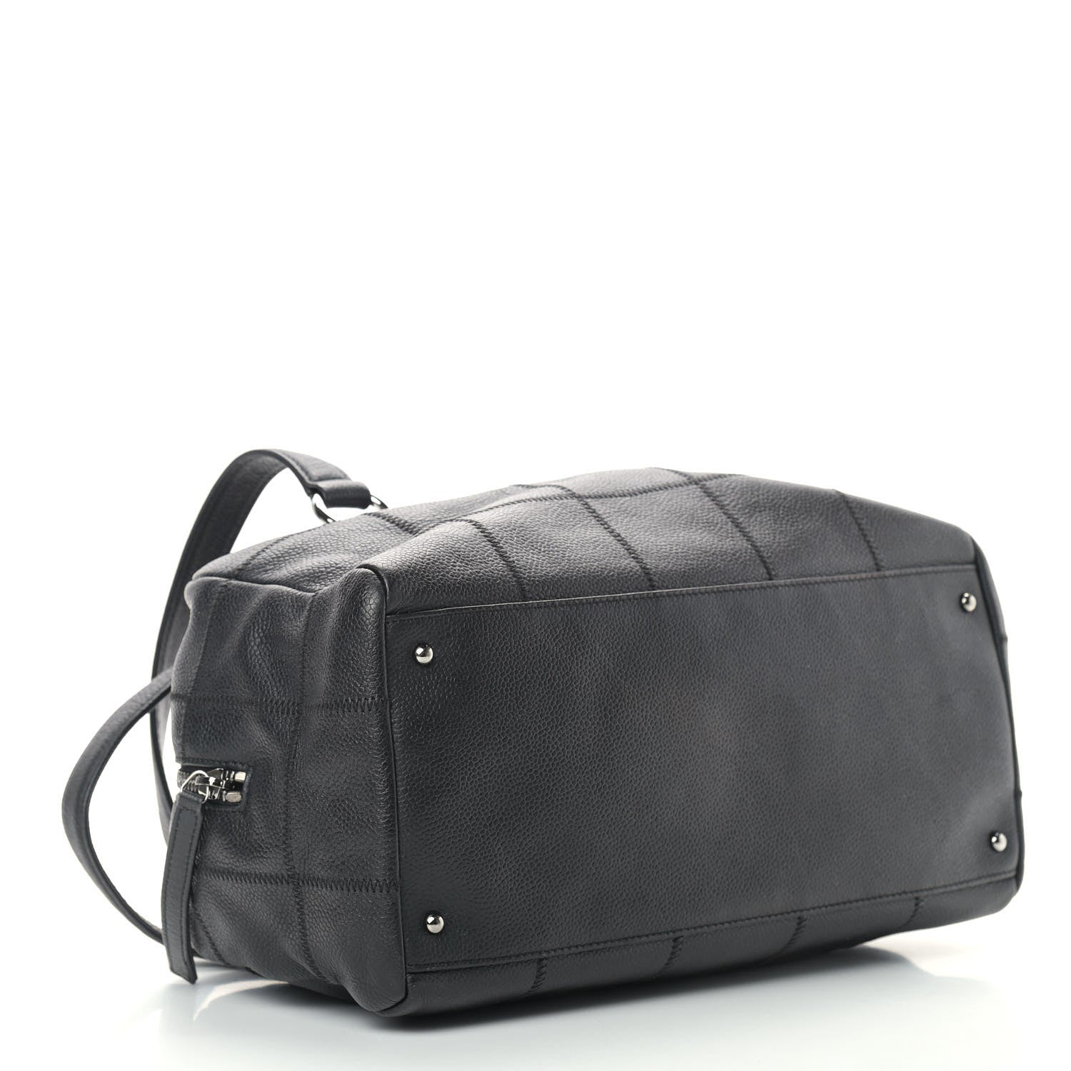 Chanel Caviar Square Stitched Tote Black 4 of 10