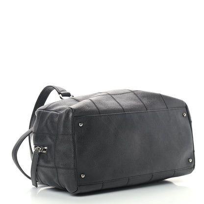 Chanel Caviar Square Stitched Tote Black 4 of 10
