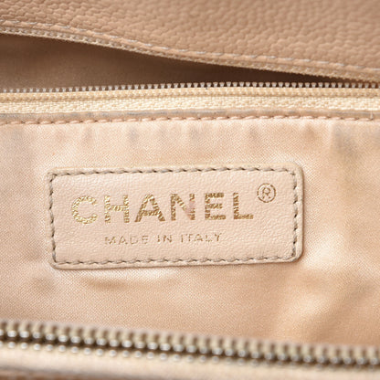 Chanel Caviar Quilted Grand Shopping Tote GST Beige 6 of 19