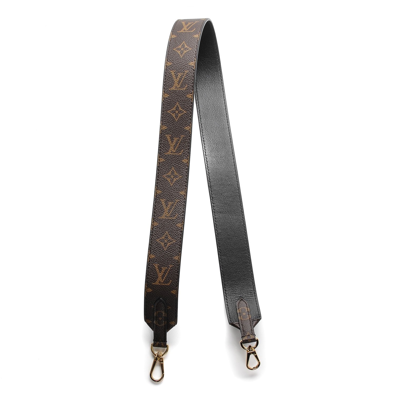 Louis Vuitton Monogram Bandouliere Shoulder Strap Black 1 of 5