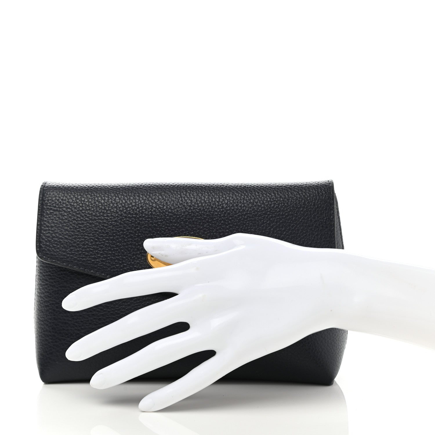Mulberry Small Classic Grain Darley Cosmetic Pouch Navy 2 of 7