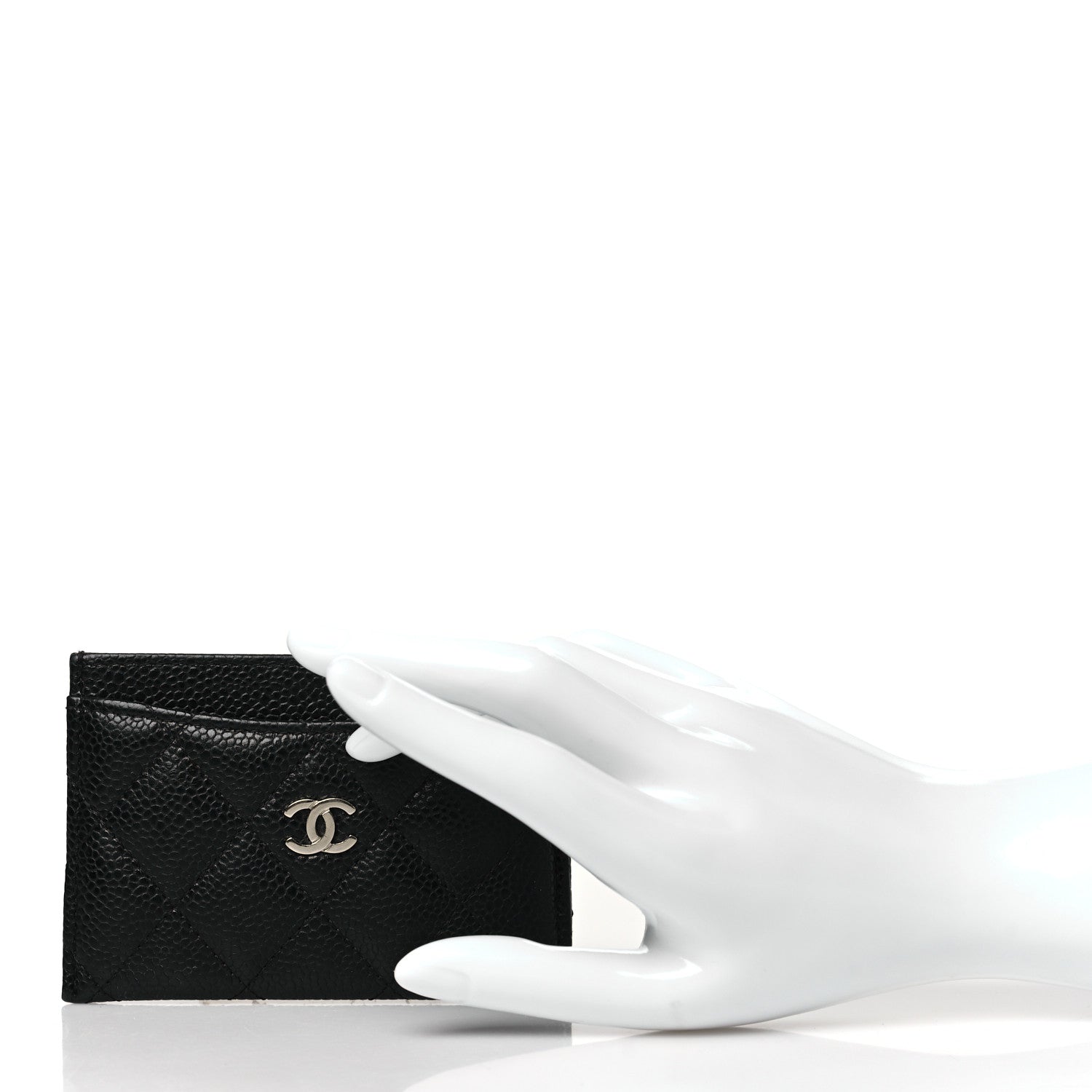 Chanel Caviar Quilted Card Holder Black 2 of 9