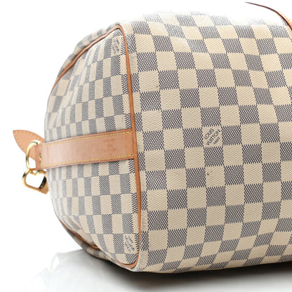 Louis Vuitton Damier Azur Keepall Bandouliere 45 10 of 15