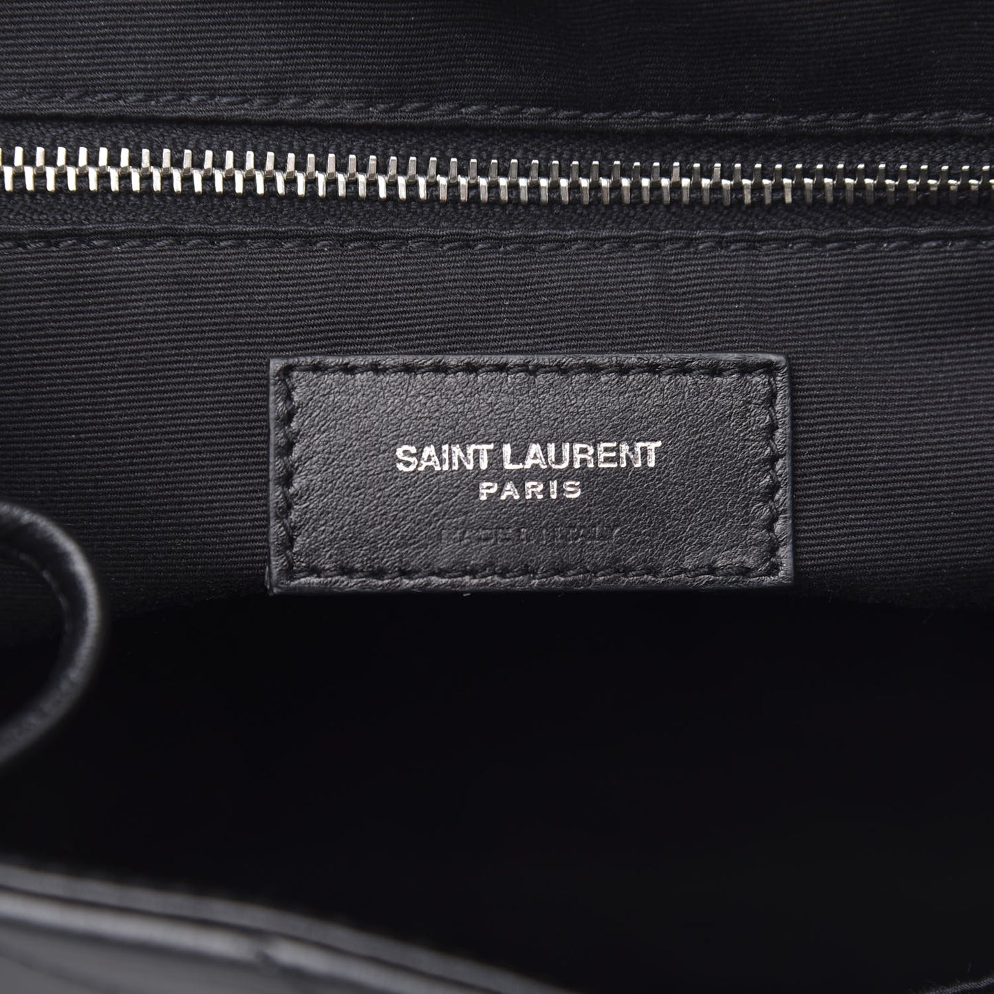 Calfskin Y Quilted Monogram Small Loulou Backpack Black