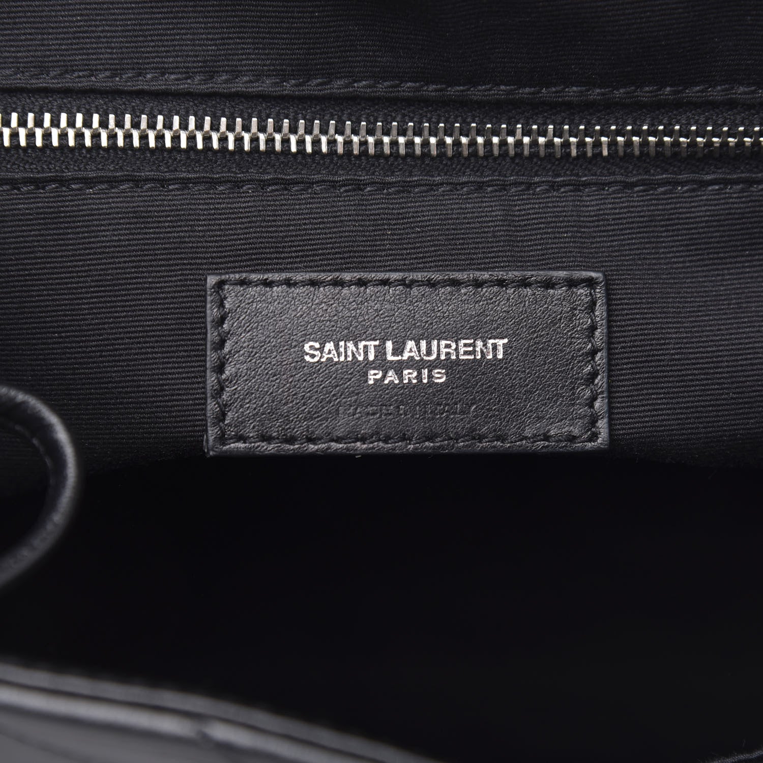 Saint Laurent Calfskin Y Quilted Monogram Small Loulou Backpack Black 5 of 9