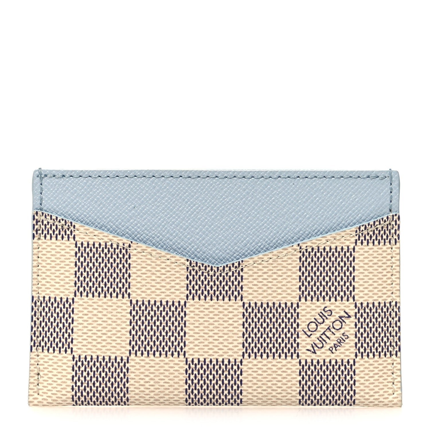 Louis Vuitton Damier Azur Daily Card Holder Olympe Blue 1 of 7