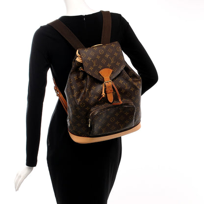 Louis Vuitton Monogram Montsouris GM Backpack 2 of 12