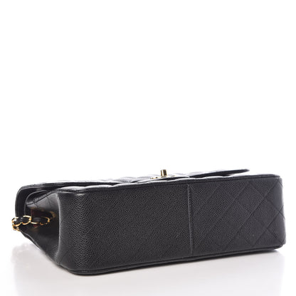 Chanel Caviar Quilted Jumbo Double Flap Black 4 of 10