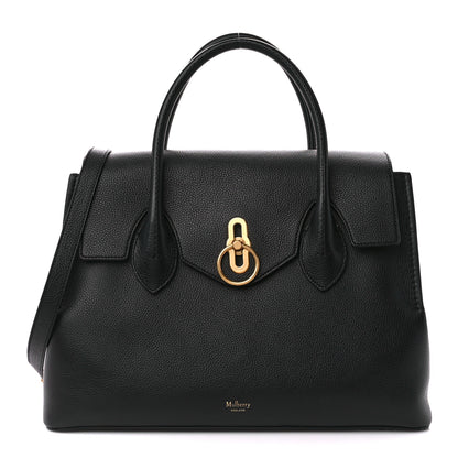 Mulberry Small Classic Grain Calfskin Seaton Black 1 of 11