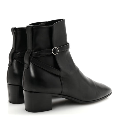 Saint Laurent Calfskin Mens Terry 45 Boots 42 Black 5 of 10
