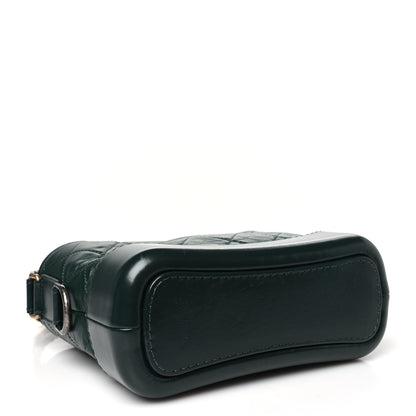 Chanel Aged Calfskin Quilted Small Gabrielle Hobo Dark Green 4 of 10