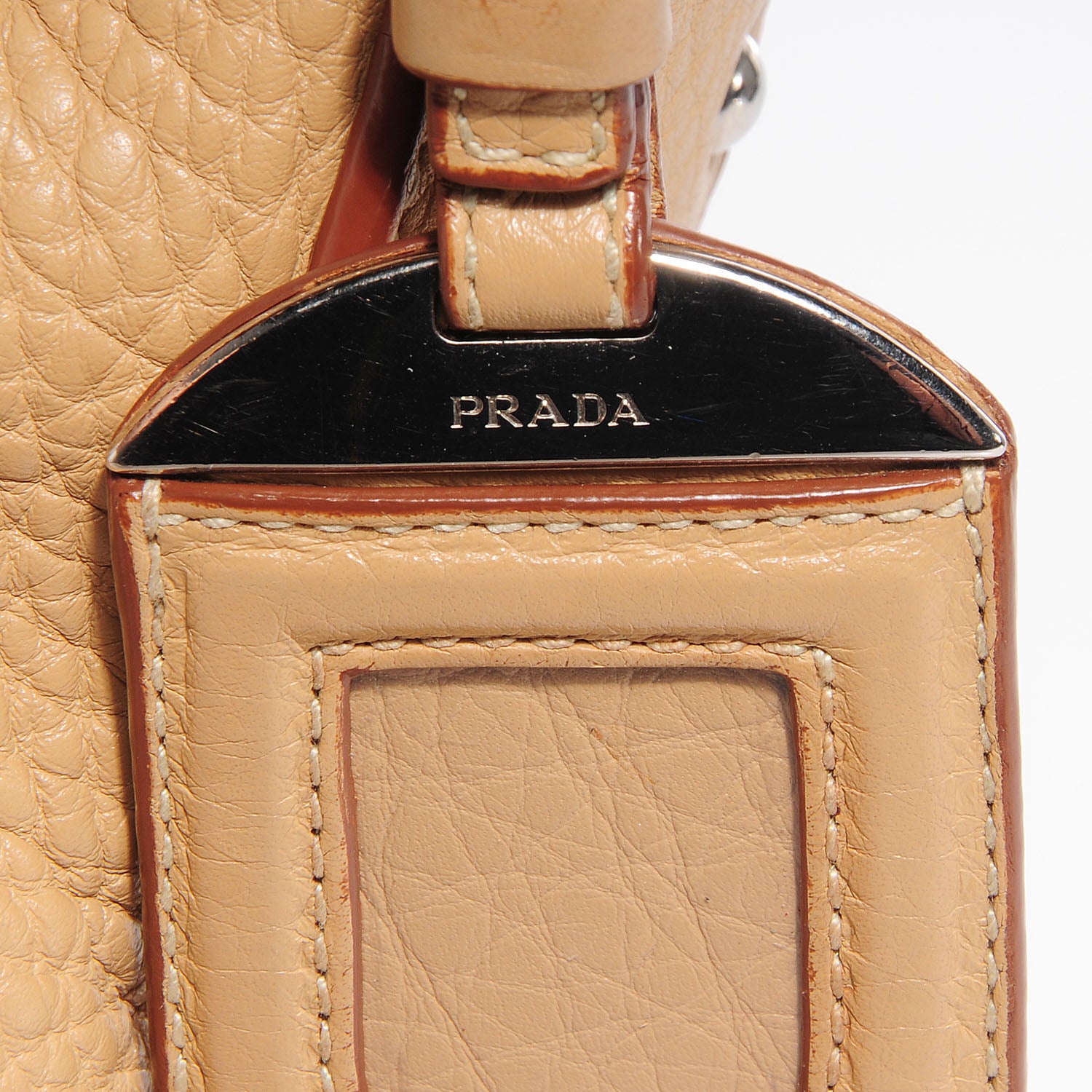 Prada Vitello Daino Rope Hobo Sabbia 9 of 11
