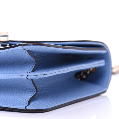 Gucci Dollar Calfskin Small Interlocking G Shoulder Bag Mineral Blue 7 of 15