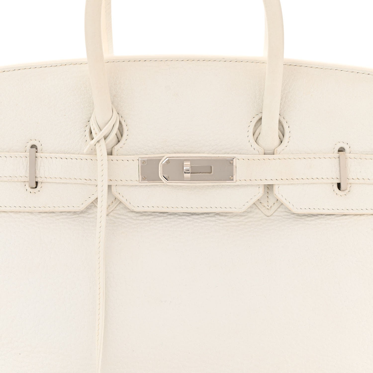 Hermes Taurillon Clemence Birkin 35 White 8 of 14