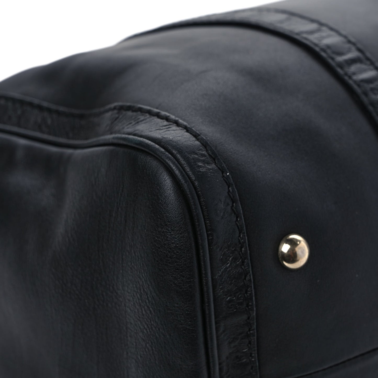 Calfskin Microguccissima Trim Medium Boston Black
