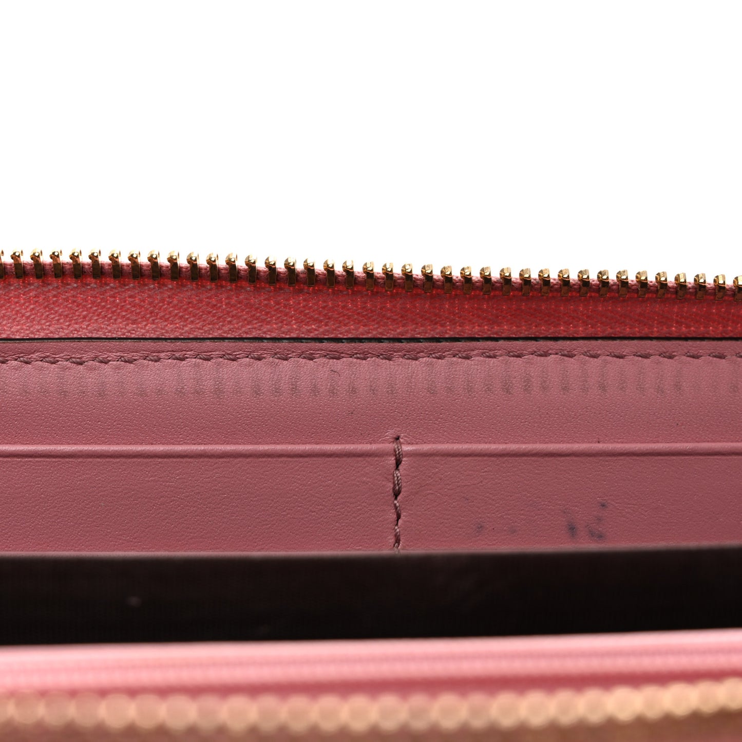 Guccissima Icon Zip Around Wallet Carmine Rose