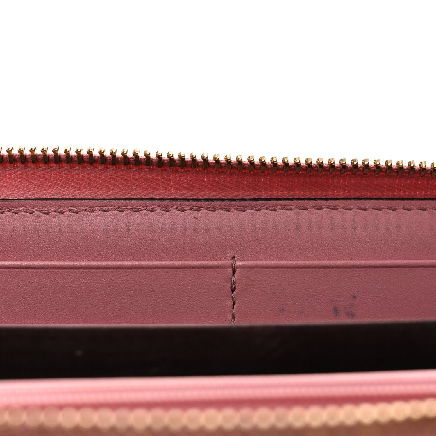 Gucci Guccissima Icon Zip Around Wallet Carmine Rose 9 of 10