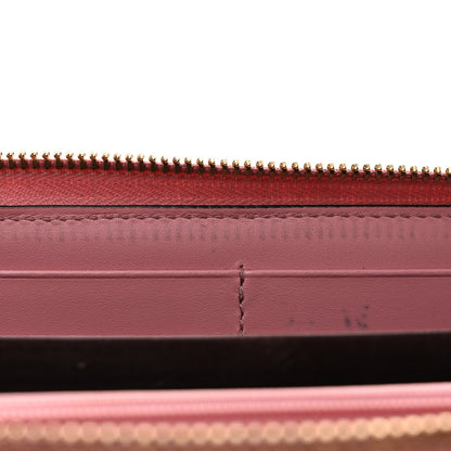 Gucci Guccissima Icon Zip Around Wallet Carmine Rose 9 of 10