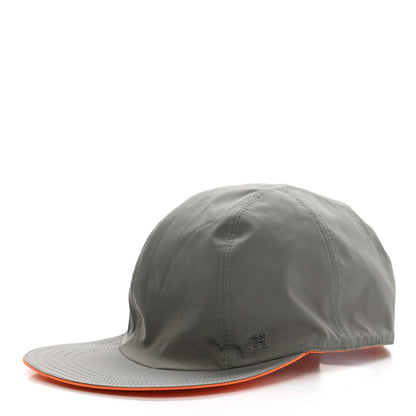 Hermes Nylon Reversible Roger Cap Orange 2 of 14