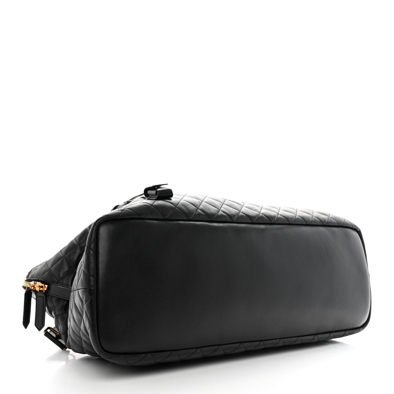 Saint Laurent Calfskin Quilted ES Giant Travel Bag Black 3 of 9