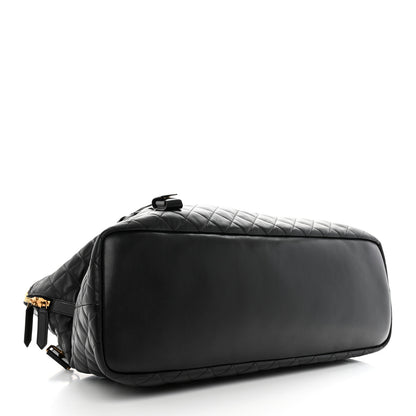 Saint Laurent Calfskin Quilted ES Giant Travel Bag Black 3 of 9