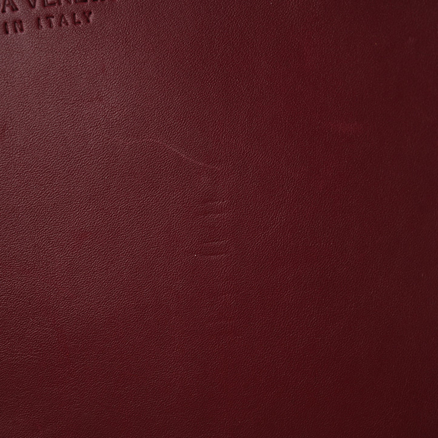 Calfskin Intrecciato Large North South Tote Bag Burgundy