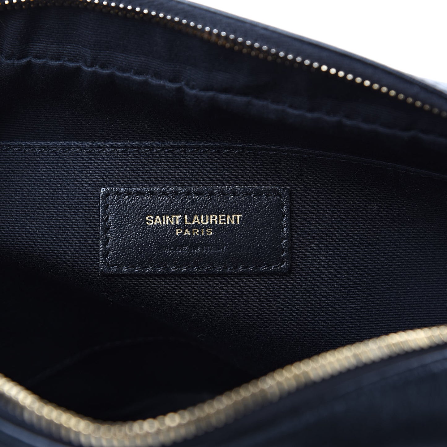 Calfskin Matelasse Monogram Lou Camera Bag Black