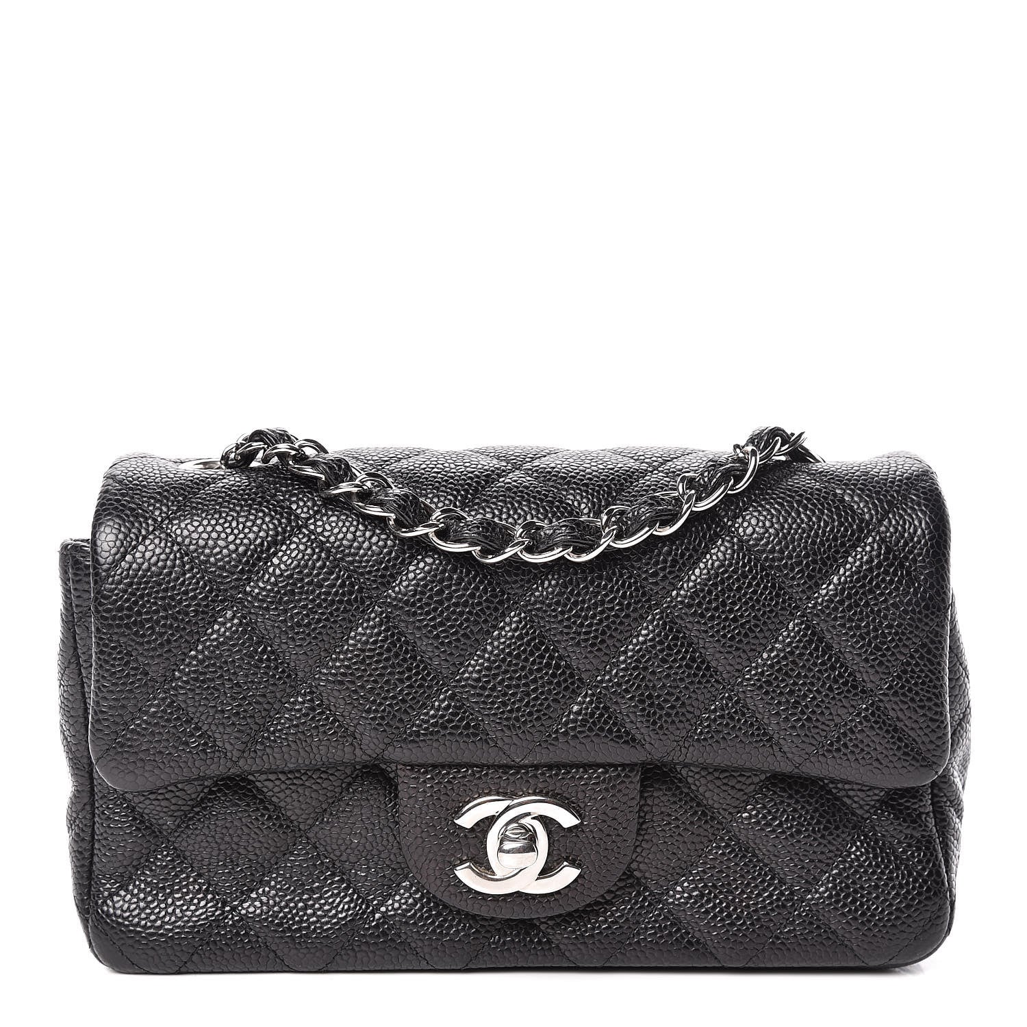 Chanel Caviar Quilted Mini Rectangular Flap Black 1 of 10