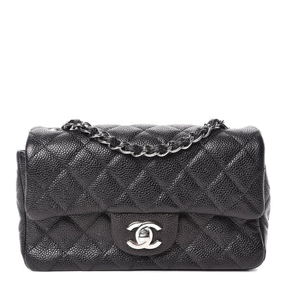 Chanel Caviar Quilted Mini Rectangular Flap Black 1 of 10
