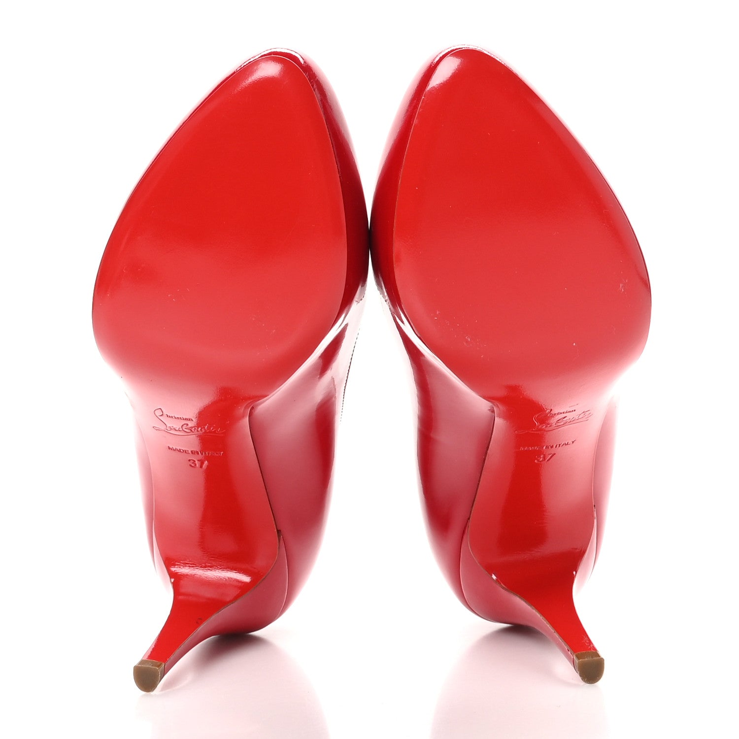 Christian Louboutin Patent Declic 90 Pumps 37 Loubi 5 of 8