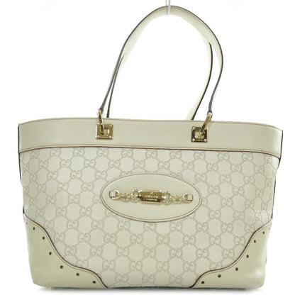 Gucci Guccissima Punch Tote Ivory 1 of 9