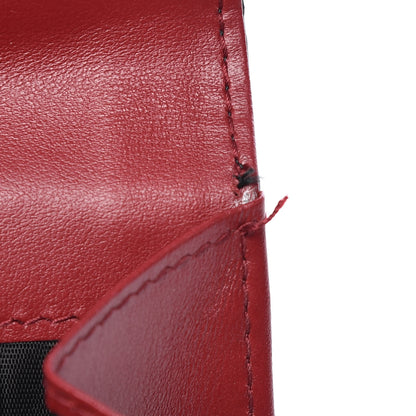 Dolce & Gabbana Iguana Calfskin Embossed Embellished Logo French Flap Wallet Black 9 of 10