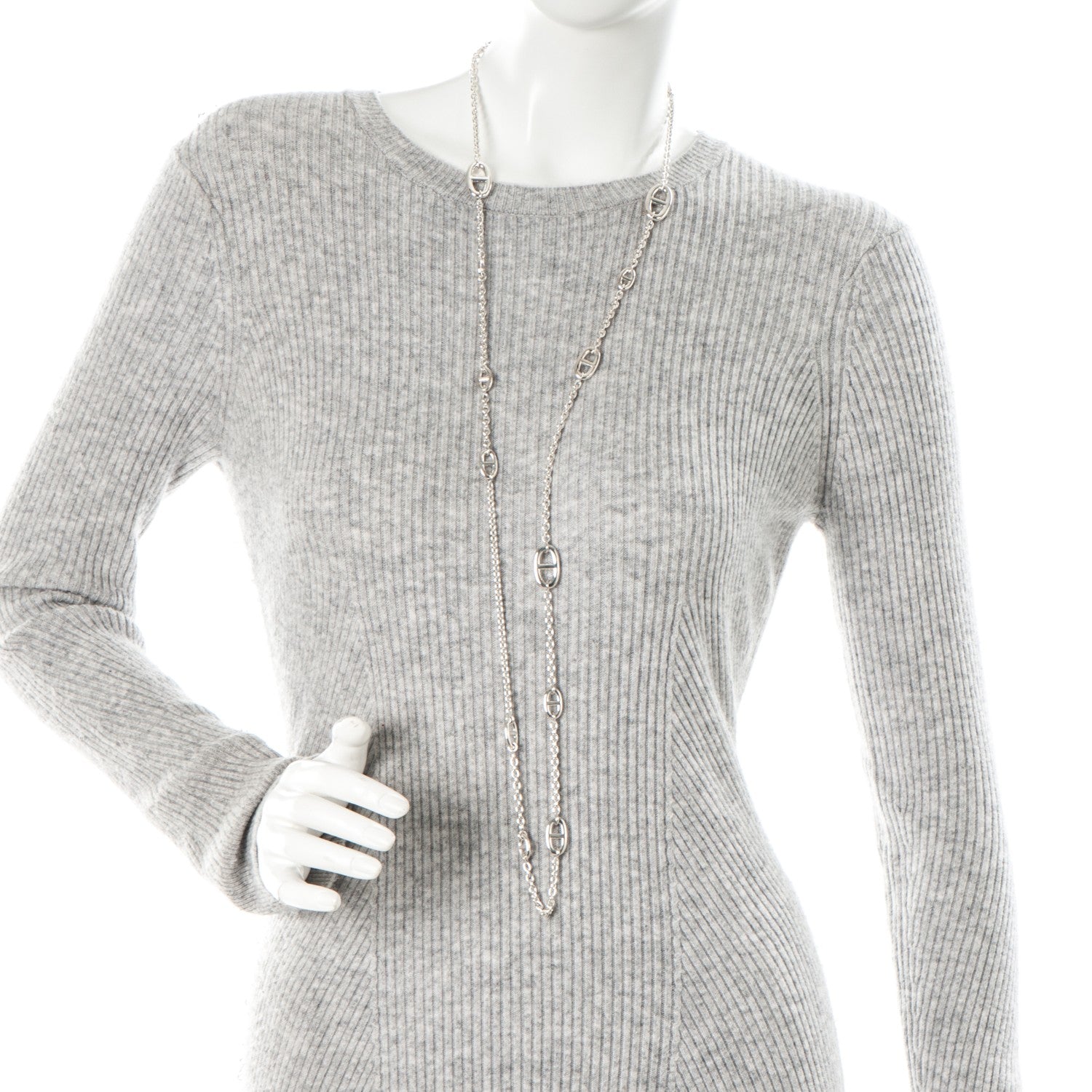 Hermes Sterling Silver Farandole Necklace 120 2 of 5