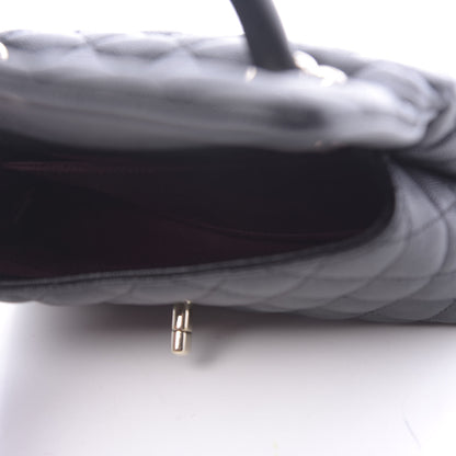 Chanel Caviar Quilted Mini Coco Handle Flap Black 6 of 12