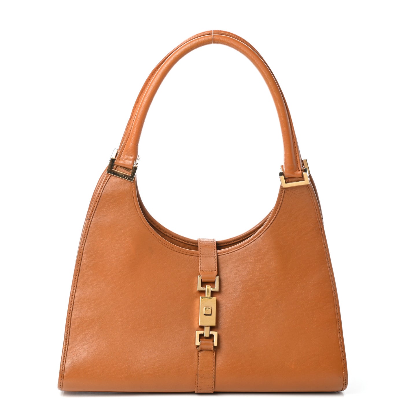 Calfskin Bardot Hobo Tan
