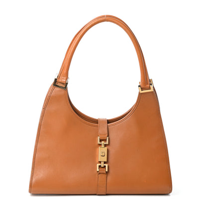 Gucci Calfskin Bardot Hobo Tan 1 of 9