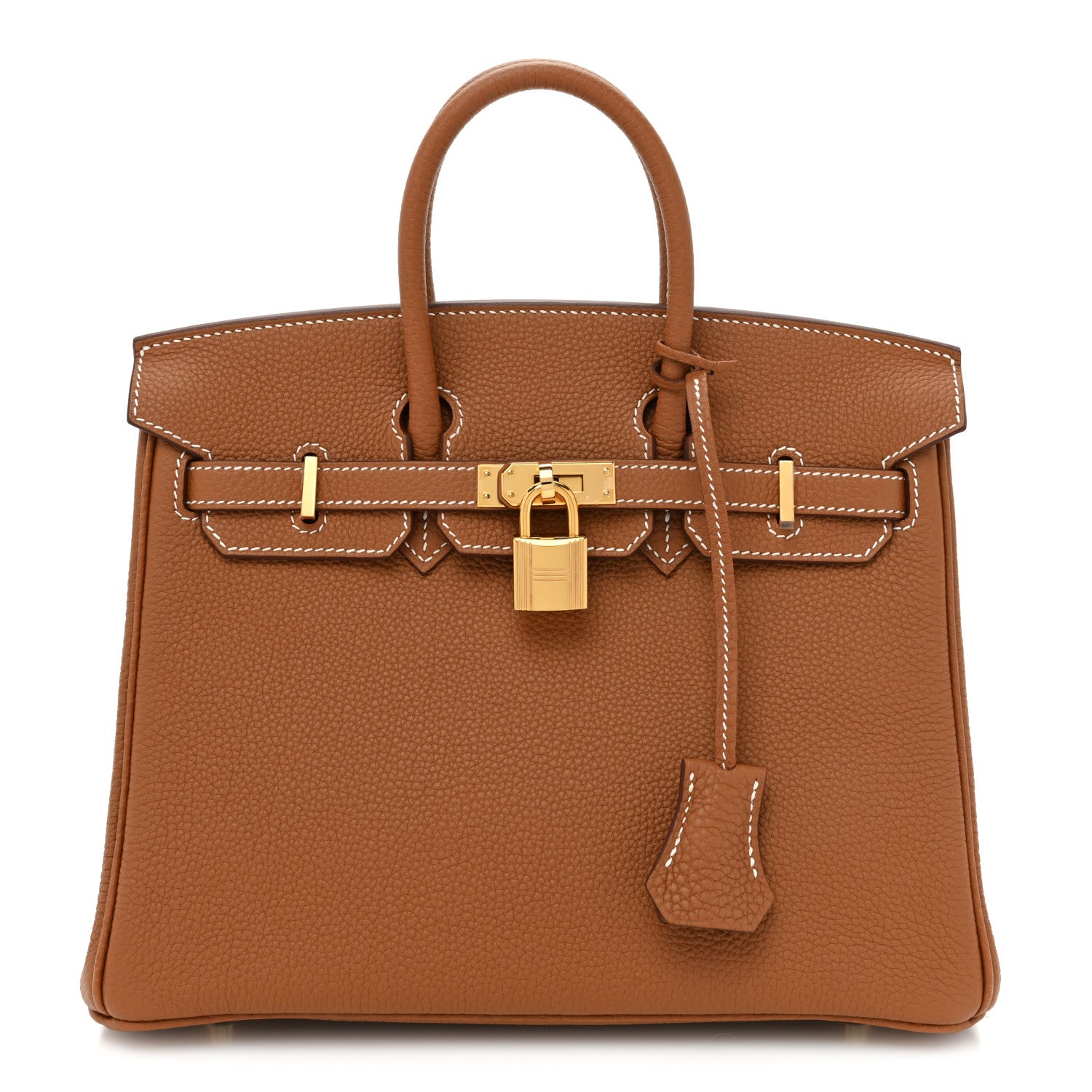 Hermes Togo Birkin 25 Gold 1 of 8