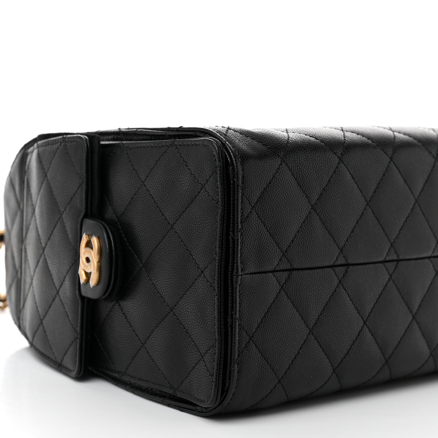 Caviar Quilted Small Chanel 25 Handbag Black