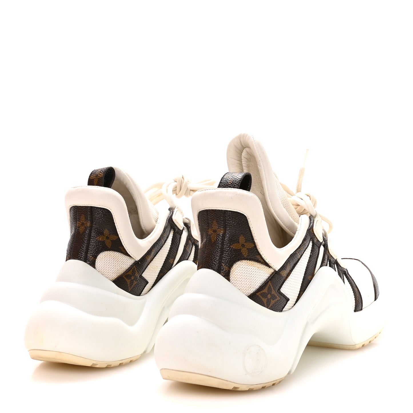 Patent Monogram LV Archlight Sneakers 38.5 White