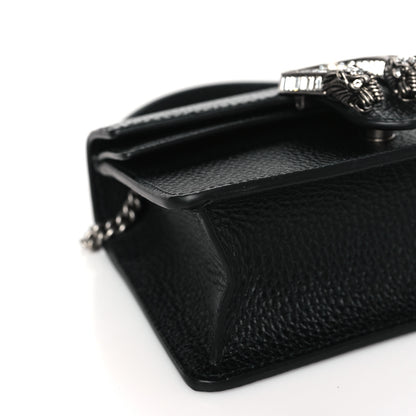 Gucci Dollar Calfskin Crystal Mini Dionysus Top Handle Bag Black Crystal 8 of 11