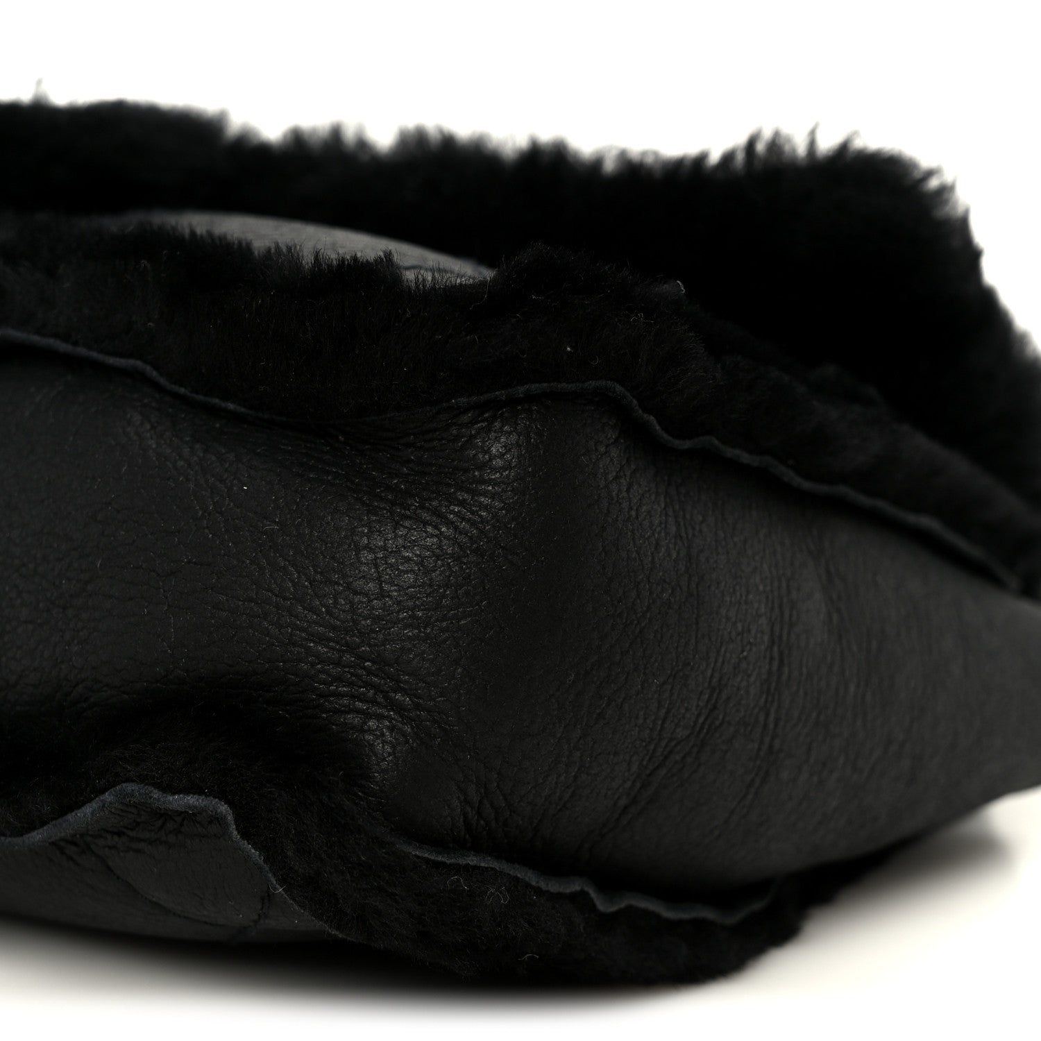 Chanel Shearling Quilted Medium Single Flap Black 11 of 11