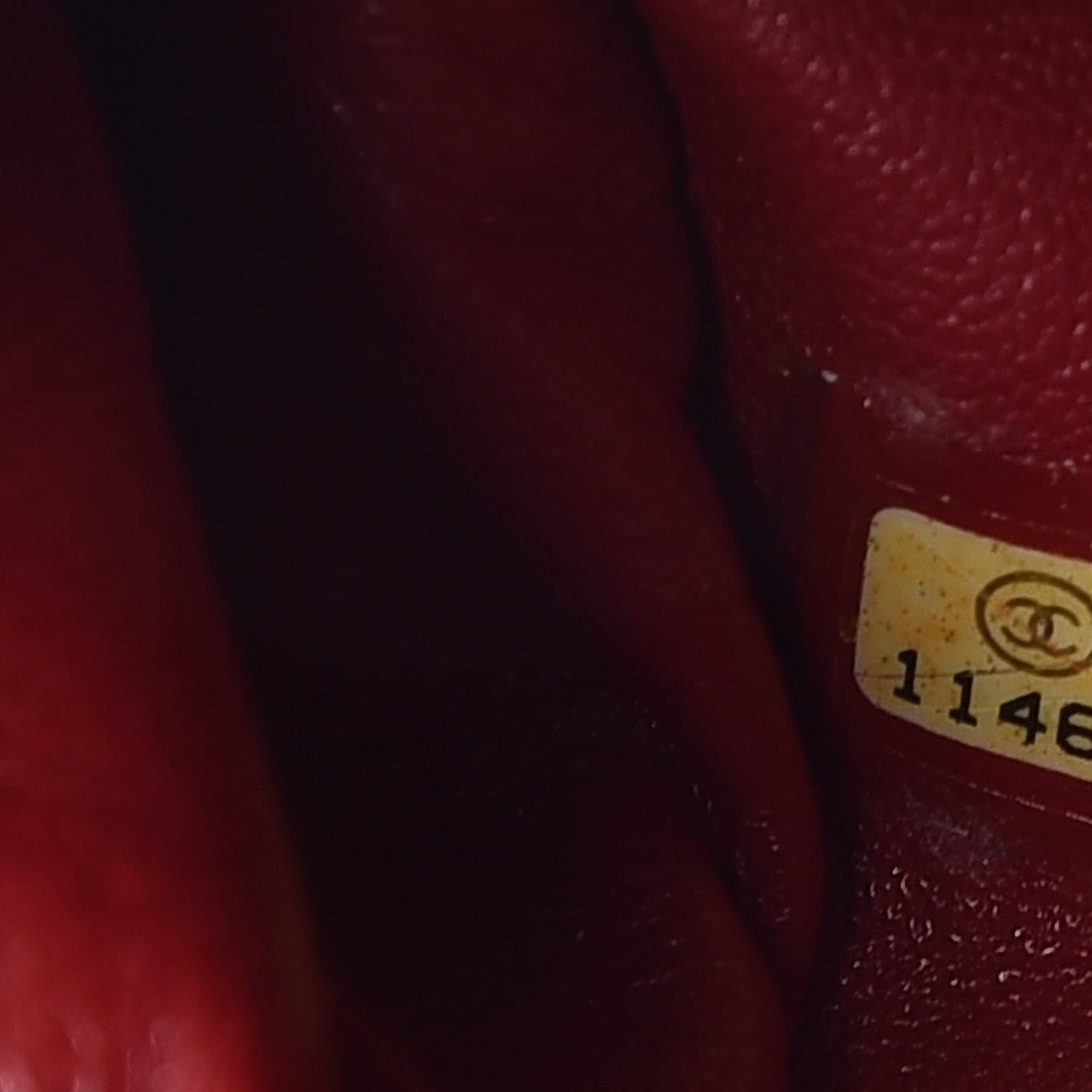 Chanel Lambskin Quilted Timeless Clutch Red 9 of 12