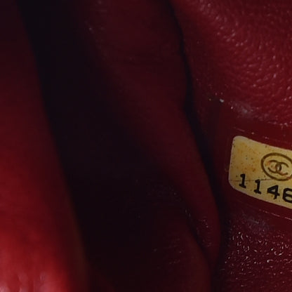 Chanel Lambskin Quilted Timeless Clutch Red 9 of 12