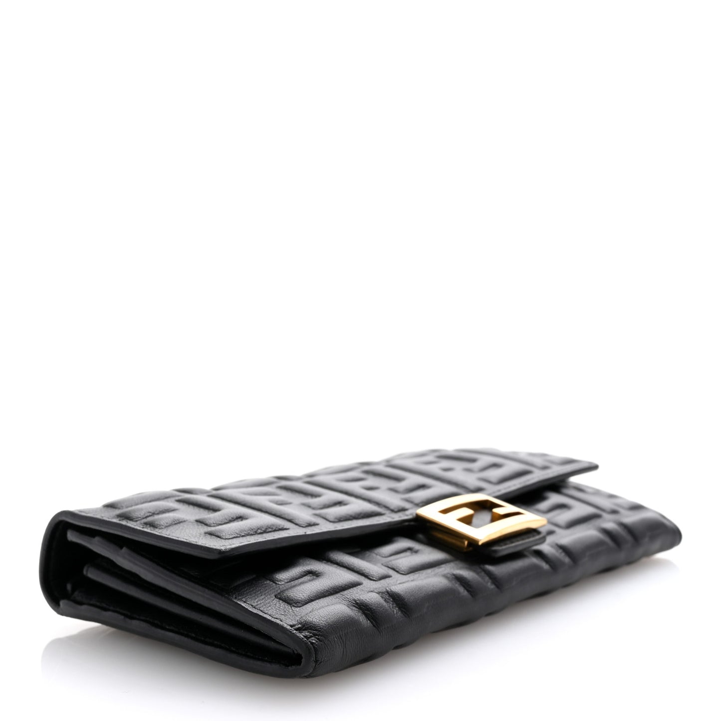 Nappa Matisse FF Embossed Continental Wallet Black
