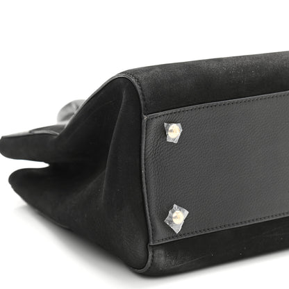 Chanel Grained Calfskin Suede Small Neo Executive Shopper Tote Black 9 of 12