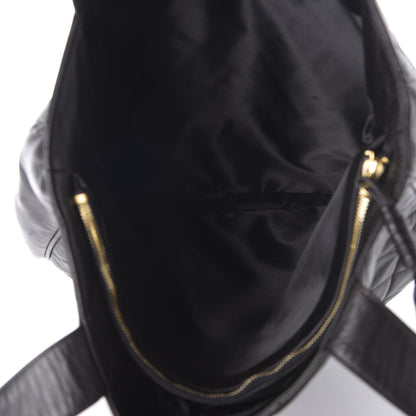 Chanel Lambskin Quilted CC Shoulder Bag Black 4 of 10