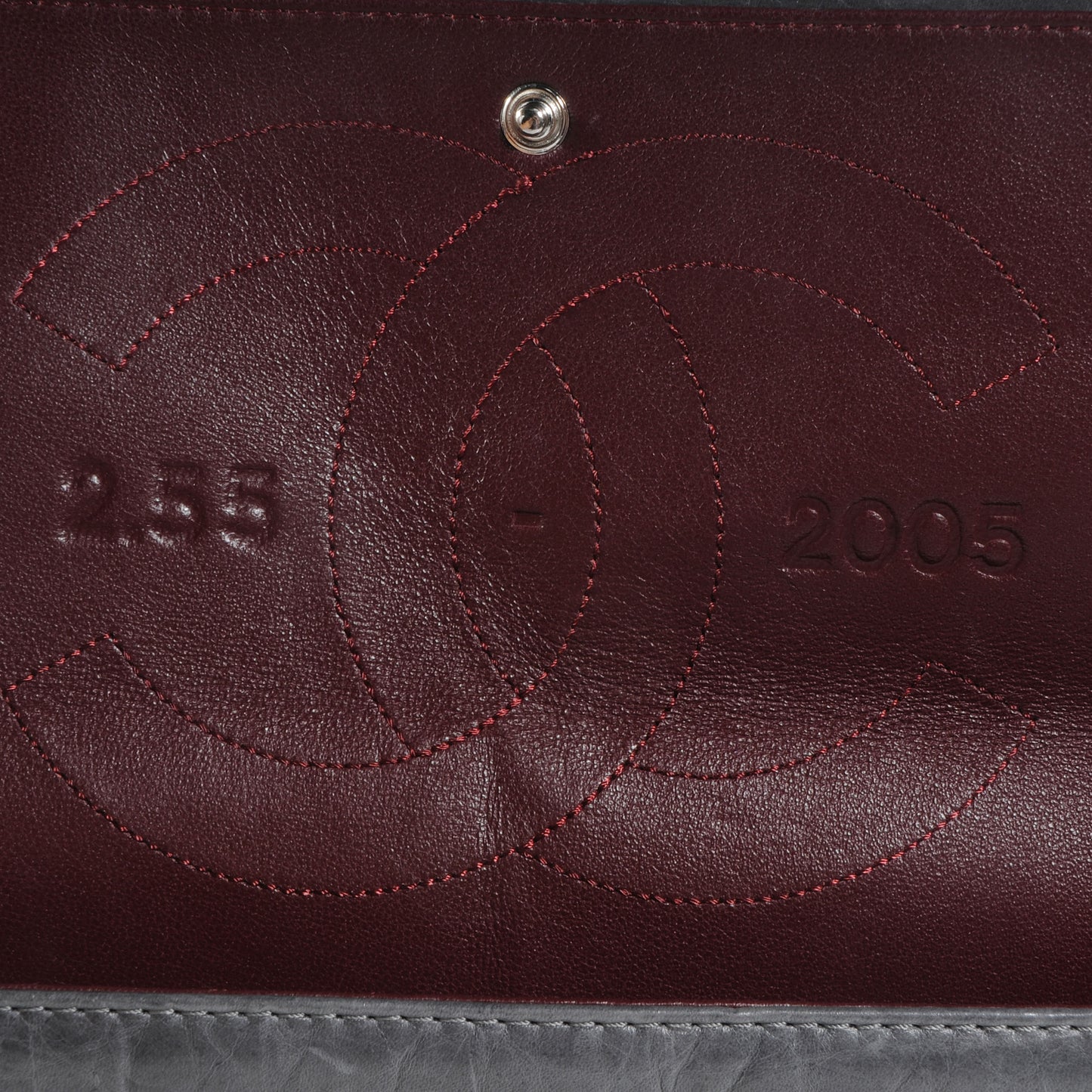 Aged Calfskin 50th Anniversary 2.55 Reissue 227 Flap Grey