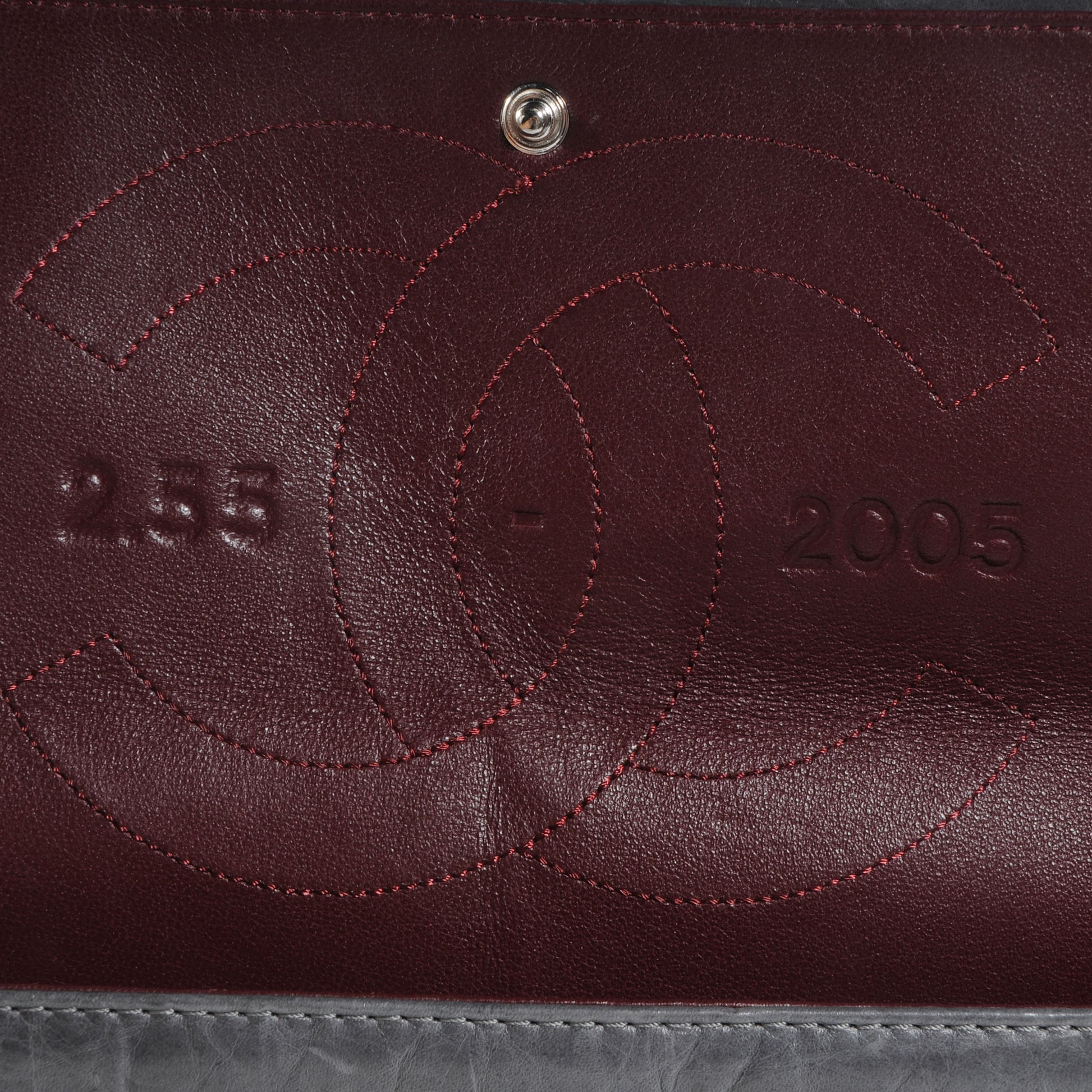 Chanel Aged Calfskin 50th Anniversary 2.55 Reissue 227 Flap Grey 7 of 10