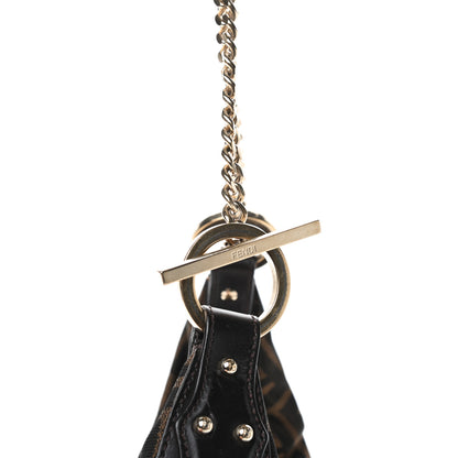Fendi Zucca Small Chef Chain Hobo Tobacco 10 of 12